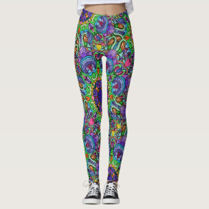 Leggings Art d'encre coloré pour vos jambes!