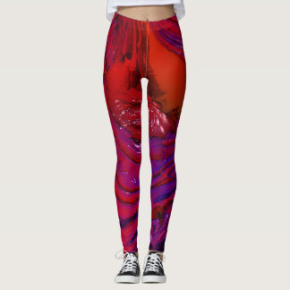 Leggings Art Fractal Coloré