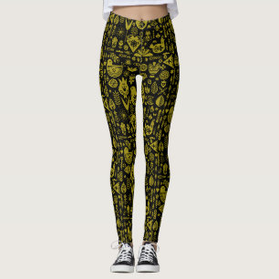 Leggings Art Motif nordique scandinave