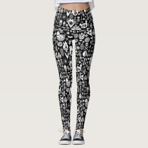 Leggings Art Motif nordique scandinave