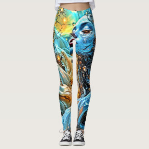 Leggings Art mystérieux de la sérénité