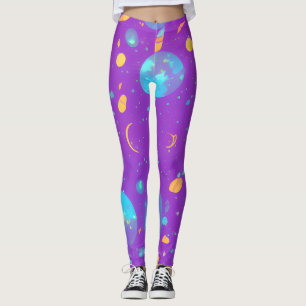 Leggings Art nébuleux galaxy