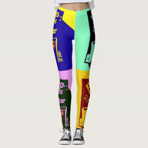 Leggings Art pop moderne