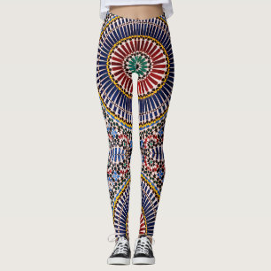 Leggings Art Vintage brillant