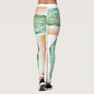 Leggings Arte feita a mão 