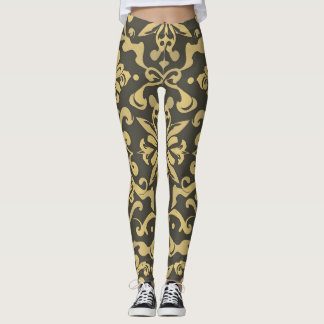 Leggings Artistiques Vibrants - Élégant Patte sans