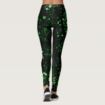 Artsy Green Black