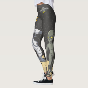 Leggings Astronaute et alien