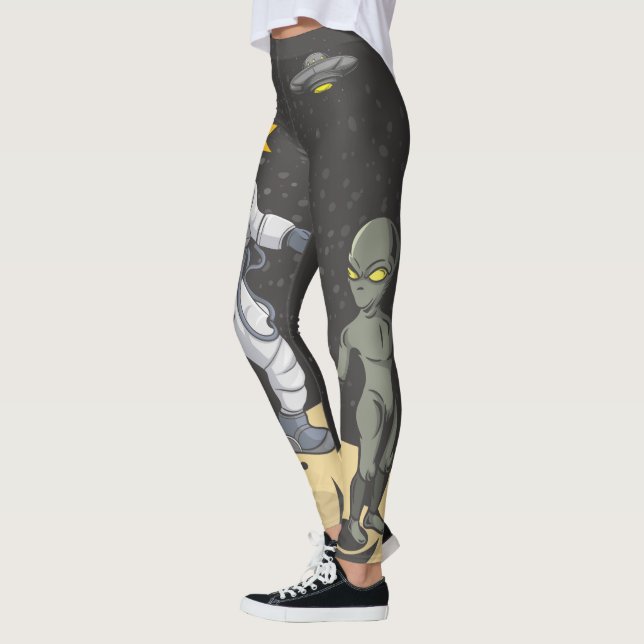 Leggings Astronaute et alien (Gauche)