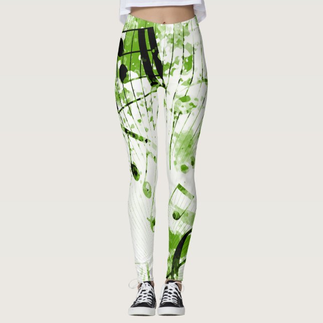 Leggings Atmosphère musicale 7 (Devant)