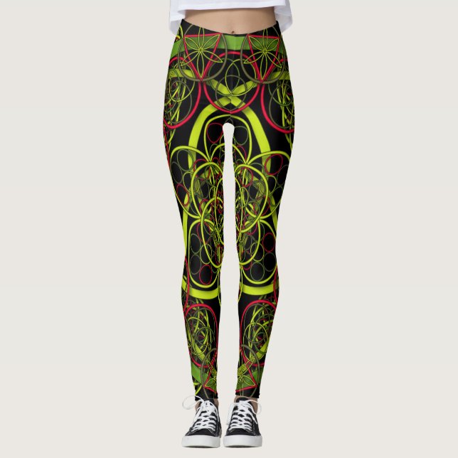 Leggings Attraction fractale (Devant)