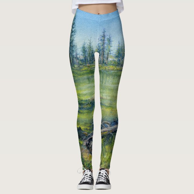 Leggings "Au bord des marais" (Devant)