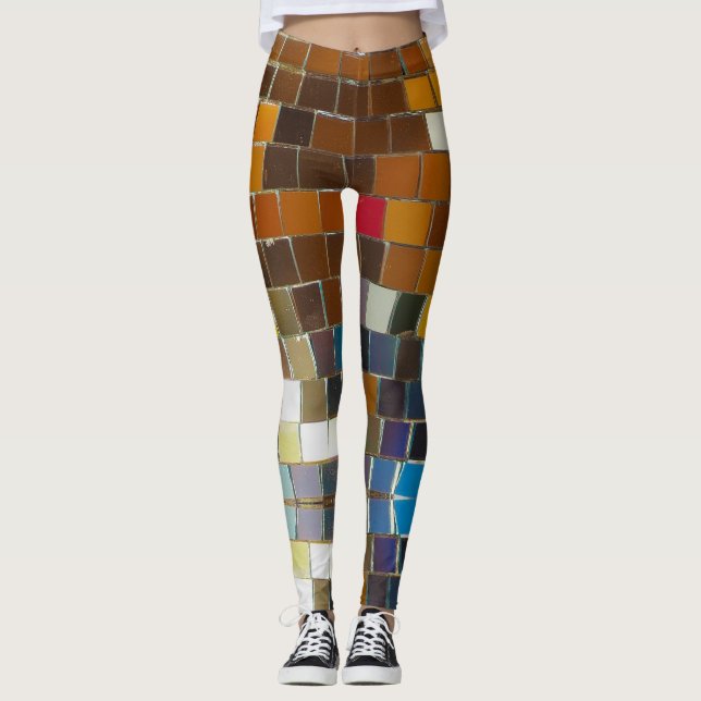 Leggings Au-dessus des guêtres supérieures de boule de (Devant)