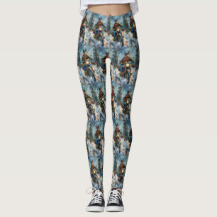 Leggings Australian Kelpie Chien équitation moto Noël