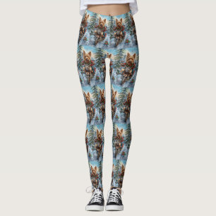 Leggings Australie Terrier équitation moto Noël