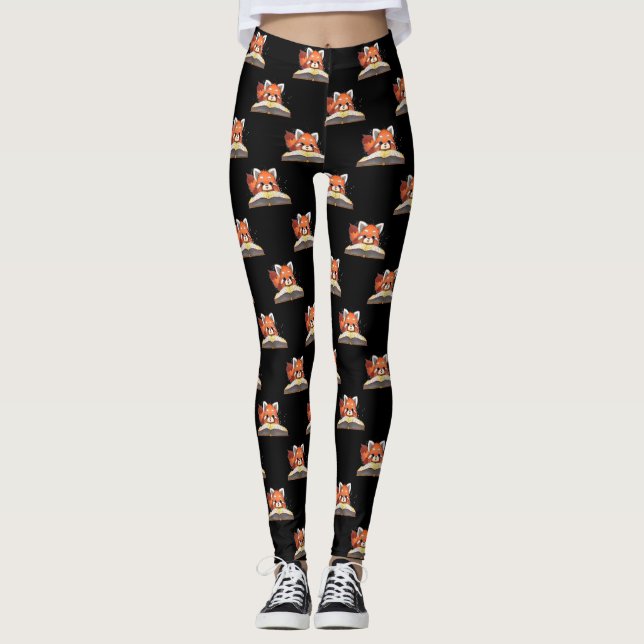 Leggings Auteur du livre Panda rouge