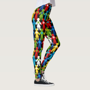 Leggings Autism Puzzle Pièce de sensibilisation du public C