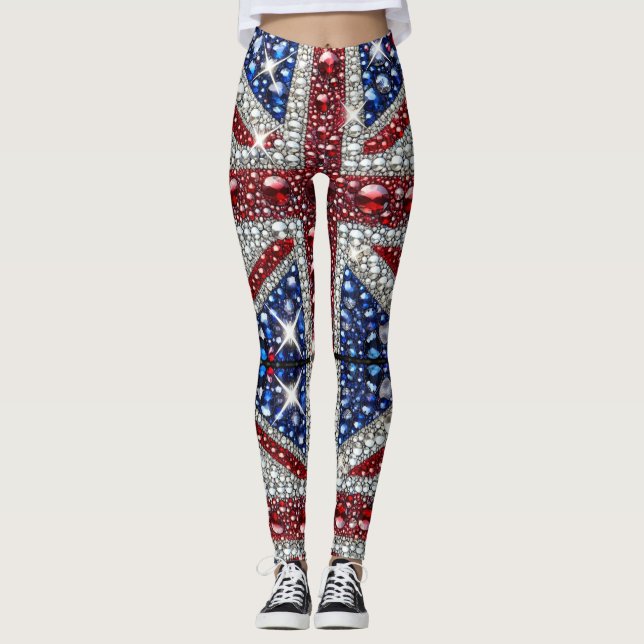 Leggings aux couleurs britanniques (Devant)