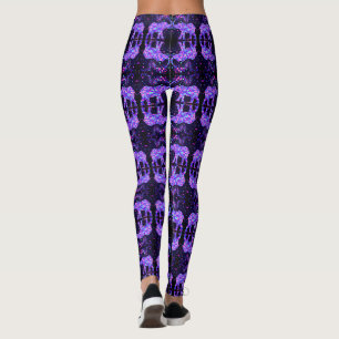 Leggings aux fleurs d'éléphants