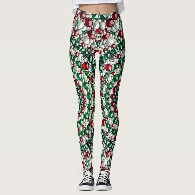 Leggings avec design couleur italienne (Devant)