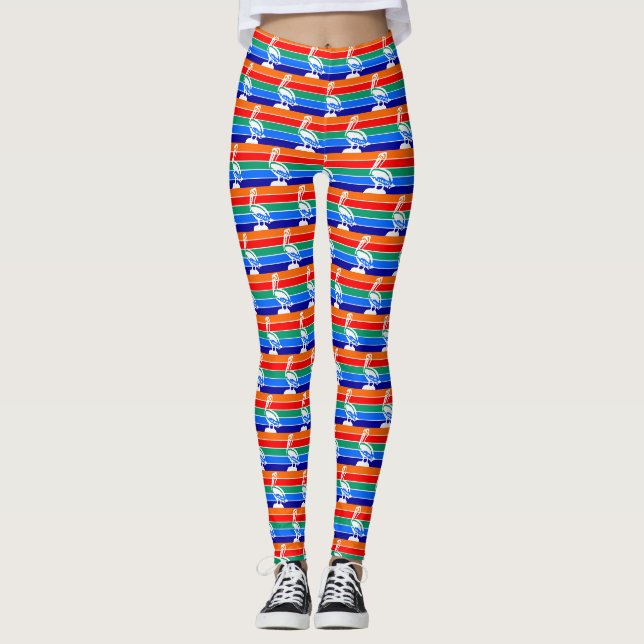 Leggings avec drapeau de Floride (Devant)