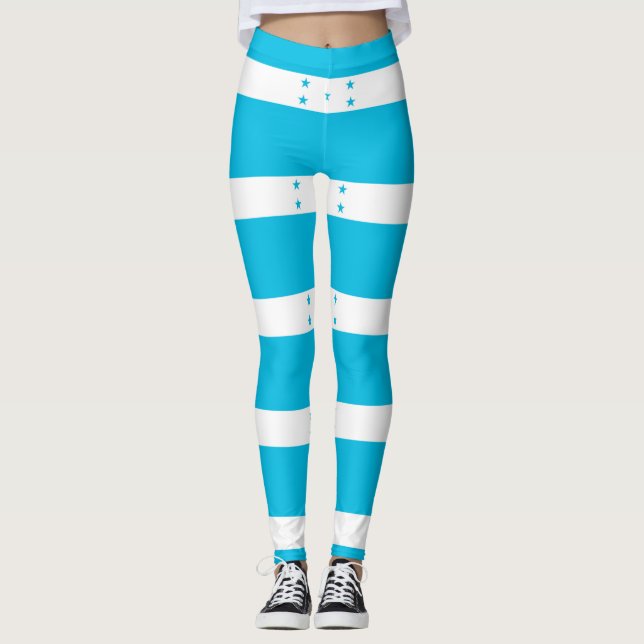 Leggings avec drapeau du Honduras (Devant)