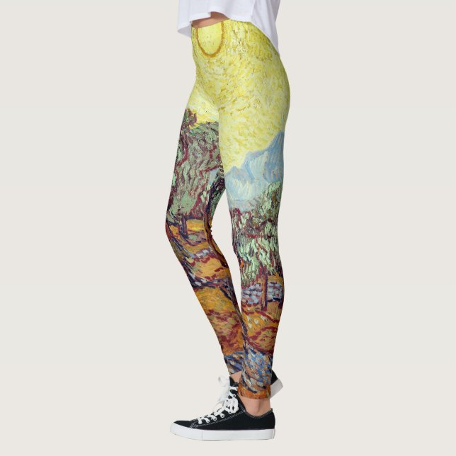 Leggings avec les "oliviers" de Van Gogh (Gauche)