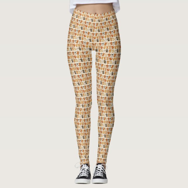 Leggings avec motif chiot (Devant)