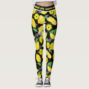 Leggings 🍋 avec texte personnalisé 🍋 citron