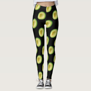 Leggings Avocado Party Black 4Lola