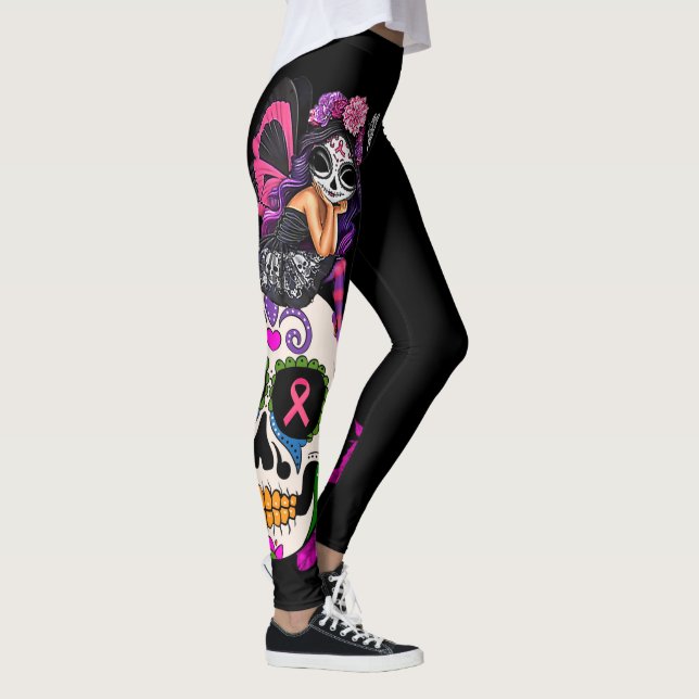 Leggings Awesome idée cadeau cancer du sein (Droite)