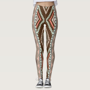 Leggings Aztec Boho Workout Gym Yoga Pantalons pour femmes 