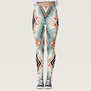 Leggings Aztec Western Tribal Grand Motif