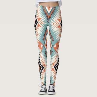 Leggings Aztec Western Tribal Grand Motif