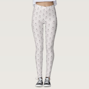 Leggings Bague de fiançailles rose poussiéreuse