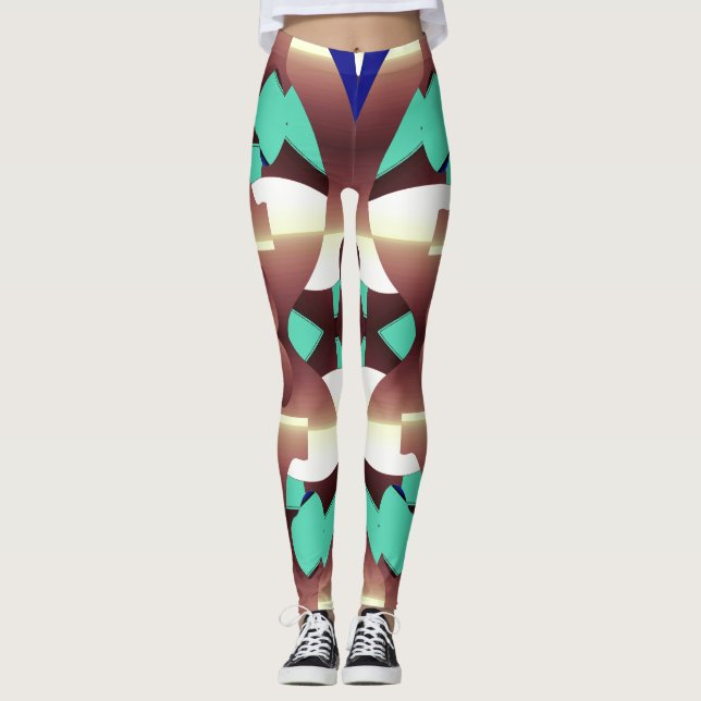 Leggings Baguette multicolore tendance "Ratti_Creative_Arts (Devant)