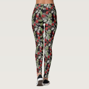 Leggings Baies rouges, cerise