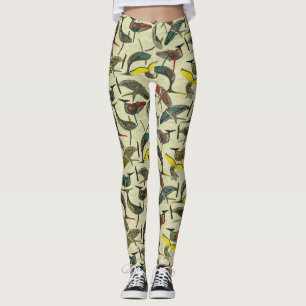 Leggings baleines et vagues audacieuses