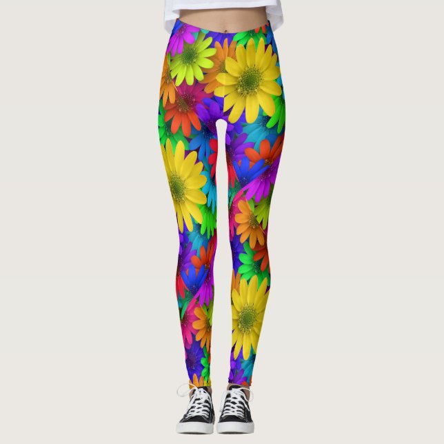 Leggings Balises aux couleurs vives (Devant)