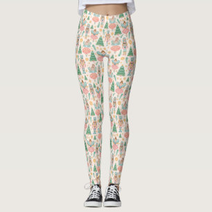 Leggings Ballet et fées de craquelins sur Arrière - plan de