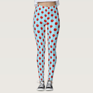 Leggings Ballons rouges simples brillants Motif de fête d'a