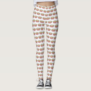 Leggings Ballpark Nachos Fromage Nacho Chips Junk Food