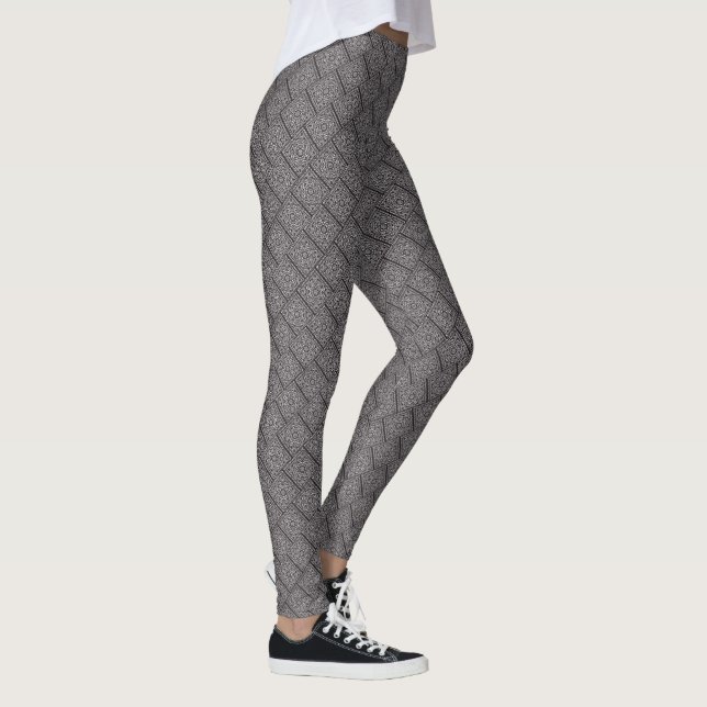 Leggings Bandana noir et blanc (Droite)