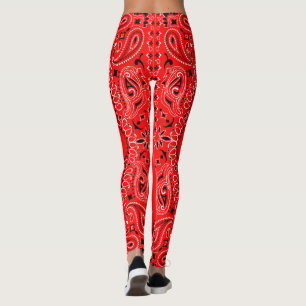 Leggings Bandana rouge