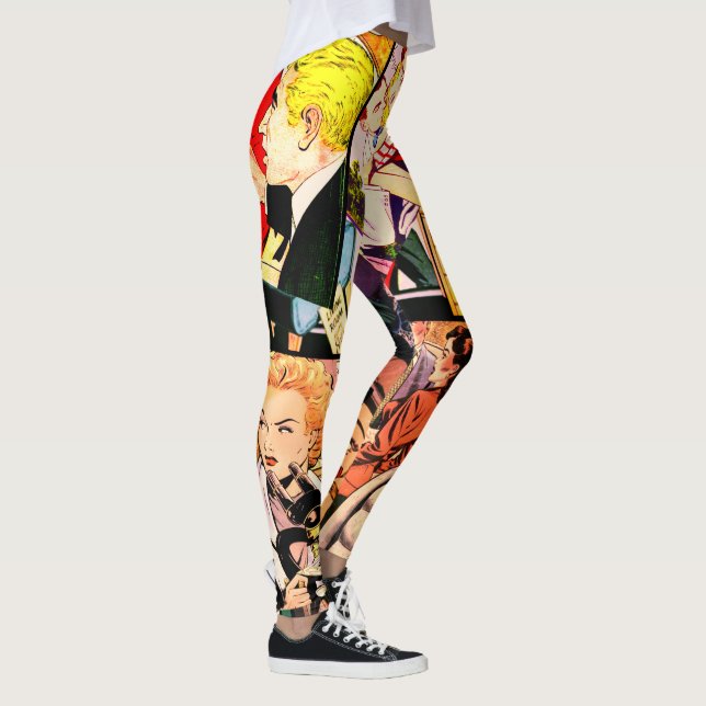 Leggings Bande dessinée de Sepia Romance (Droite)