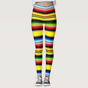 Leggings Bandes de serape lumineuses