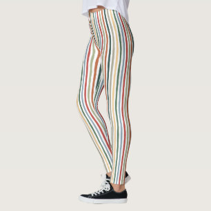 Leggings Bandes dessinées à la main dans des couleurs d'ins