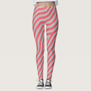 Leggings Bandes diagonales symétriques arrière - plan 5