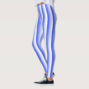 Leggings Bandes d'ombre bleu royal