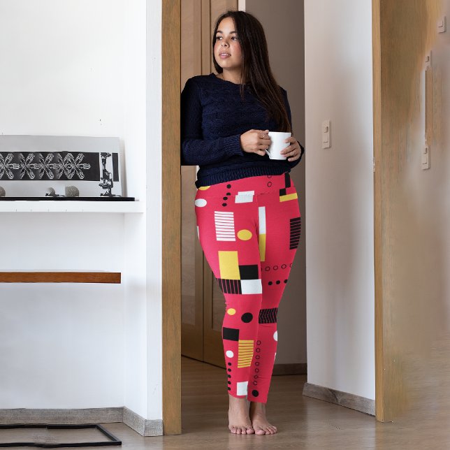 Leggings Bandes géométriques Polka (Créateur téléchargé)